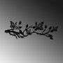 Wallity Butterfly World Gancho de Pared Metálico Negro